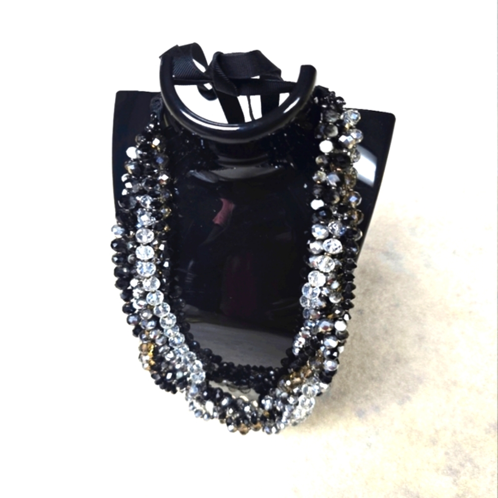 SIX STRAND BEADED NECKLACE